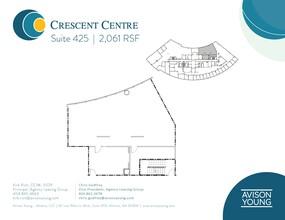 100 Crescent Center Pky, Tucker, GA for lease Floor Plan- Image 1 of 2