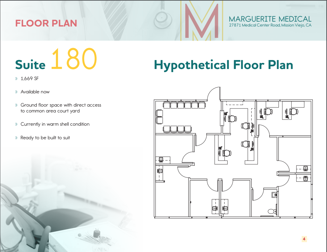 27871 Medical Center Rd, Mission Viejo, CA for lease Floor Plan- Image 1 of 1