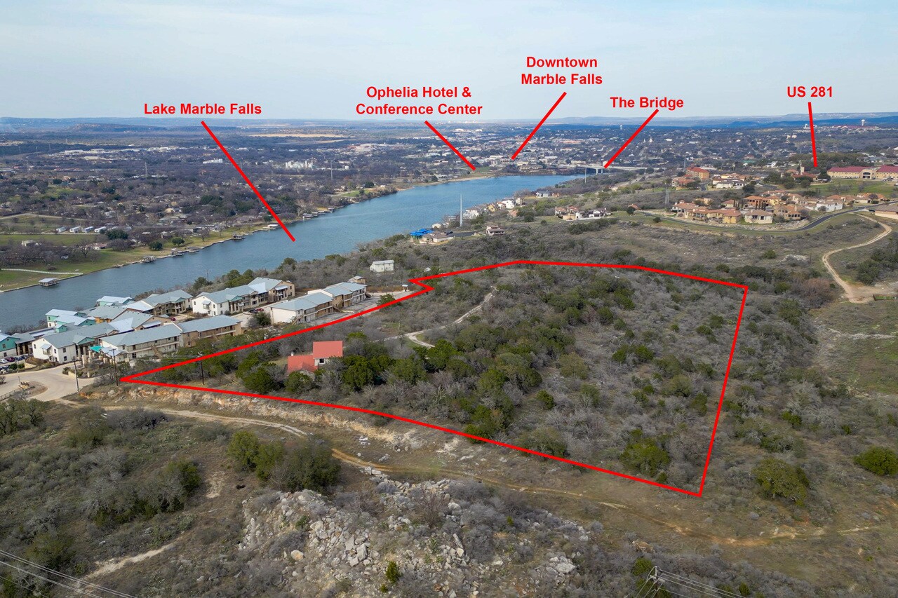 103 Palmie Ln, Marble Falls, TX for sale Aerial- Image 1 of 49