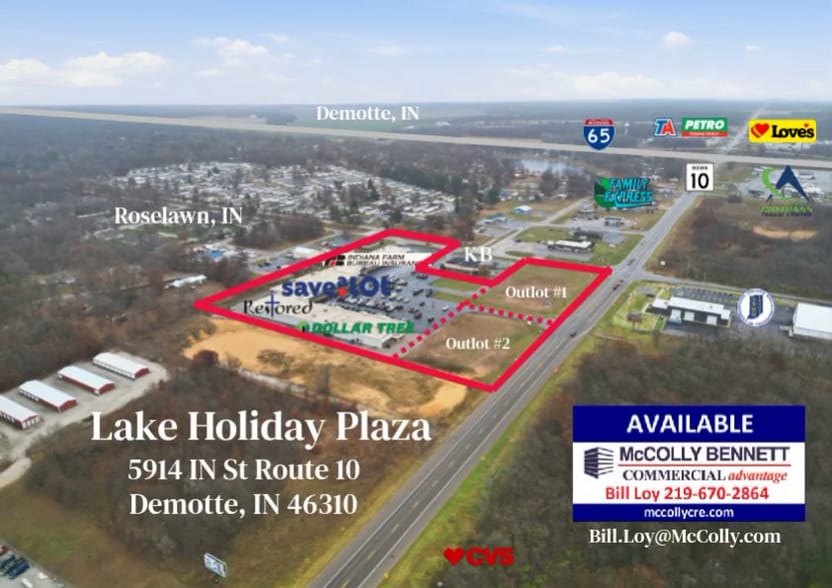 5914 W State Road 10, Demotte, IN for sale - Aerial - Image 3 of 7