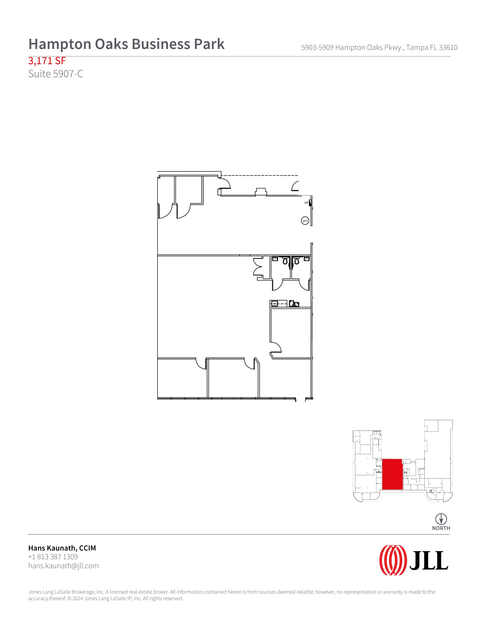 5909 Hampton Oaks Pky, Tampa, FL for lease Interior Photo- Image 1 of 3