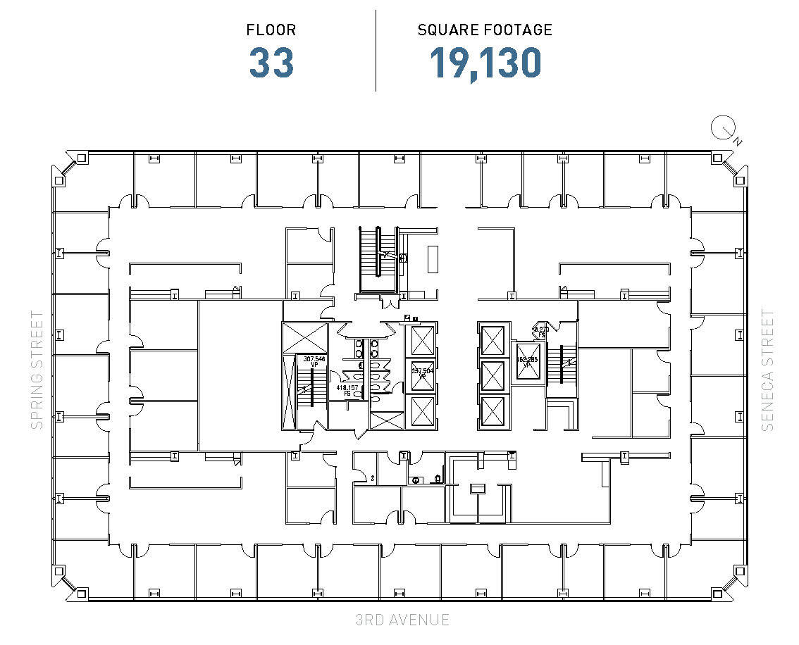 1111 3rd Ave, Seattle, WA for lease Floor Plan- Image 1 of 1
