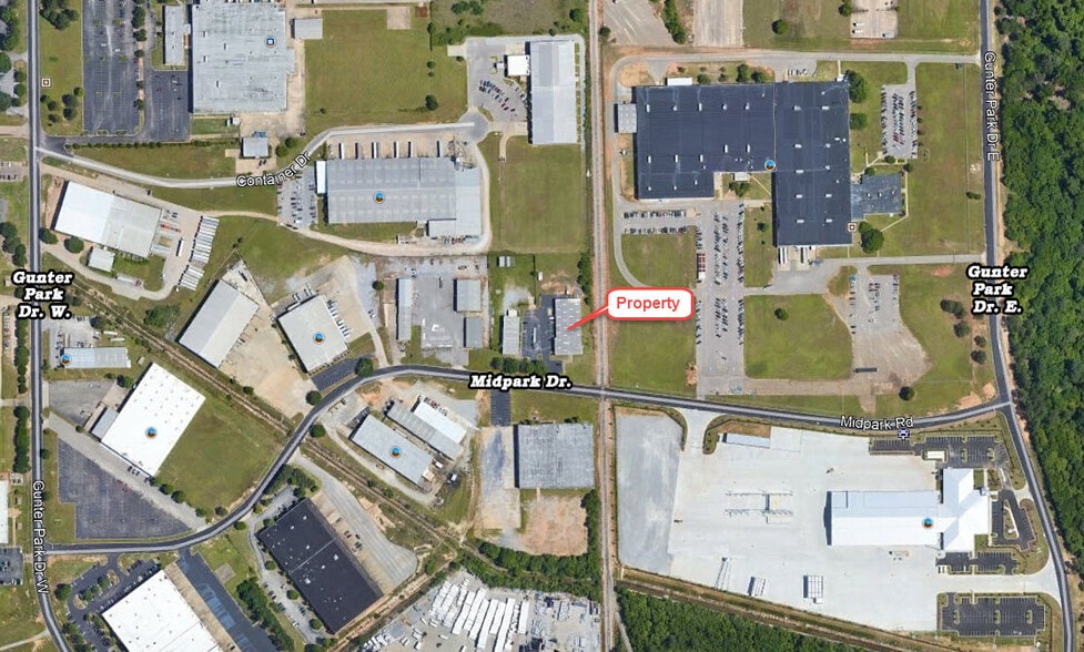 2540 Midpark Rd, Montgomery, AL for lease - Aerial - Image 3 of 4