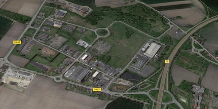 Somain - Aerial map view