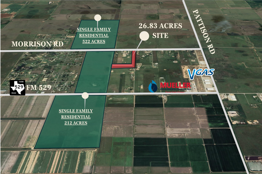 0 Morrison, Brookshire, TX for sale - Plat Map - Image 1 of 2