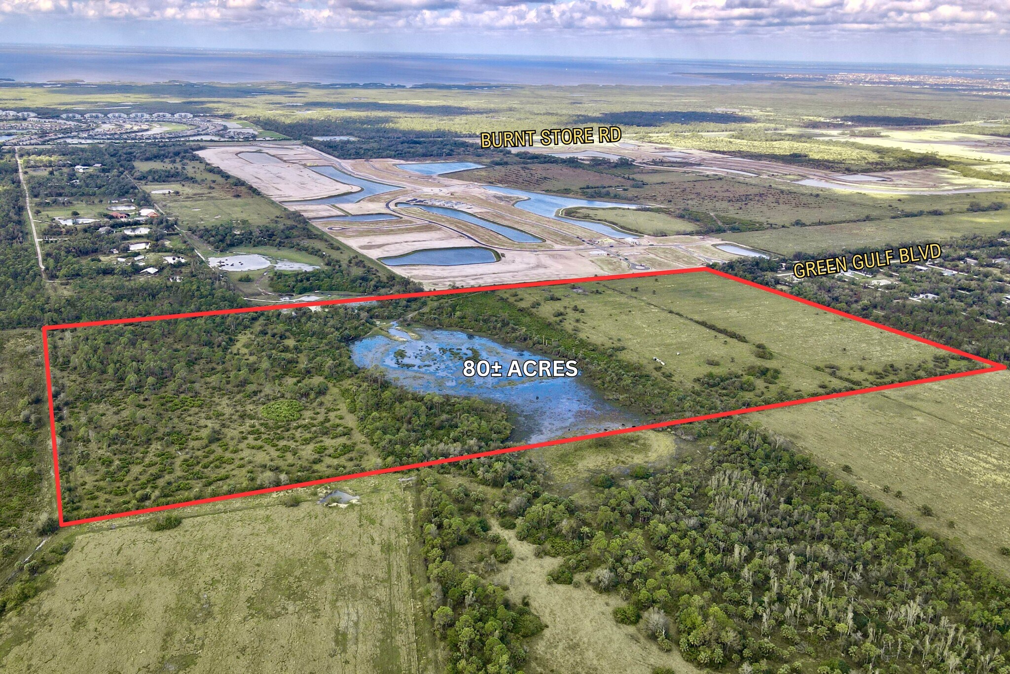 14266 Burnt Store N rd, Punta Gorda, FL for sale Aerial- Image 1 of 13