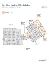 1305 Airport Fwy, Bedford, TX for lease Floor Plan- Image 1 of 2