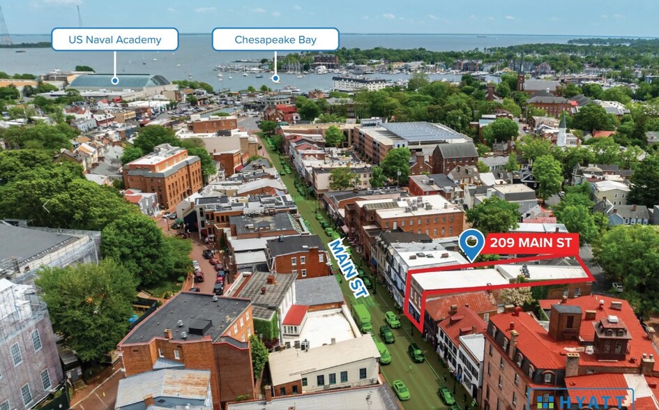 209 Main St, Annapolis, MD for sale - Aerial - Image 3 of 8