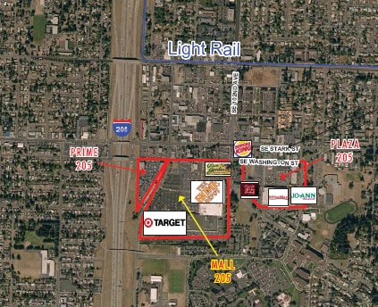 9800-9900 SE Washington St, Portland, OR for lease - Aerial - Image 2 of 10