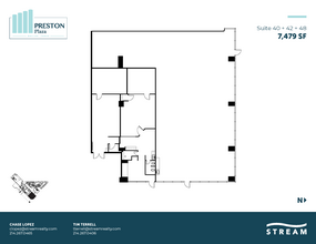 17950 Preston Rd, Dallas, TX for lease Floor Plan- Image 2 of 4