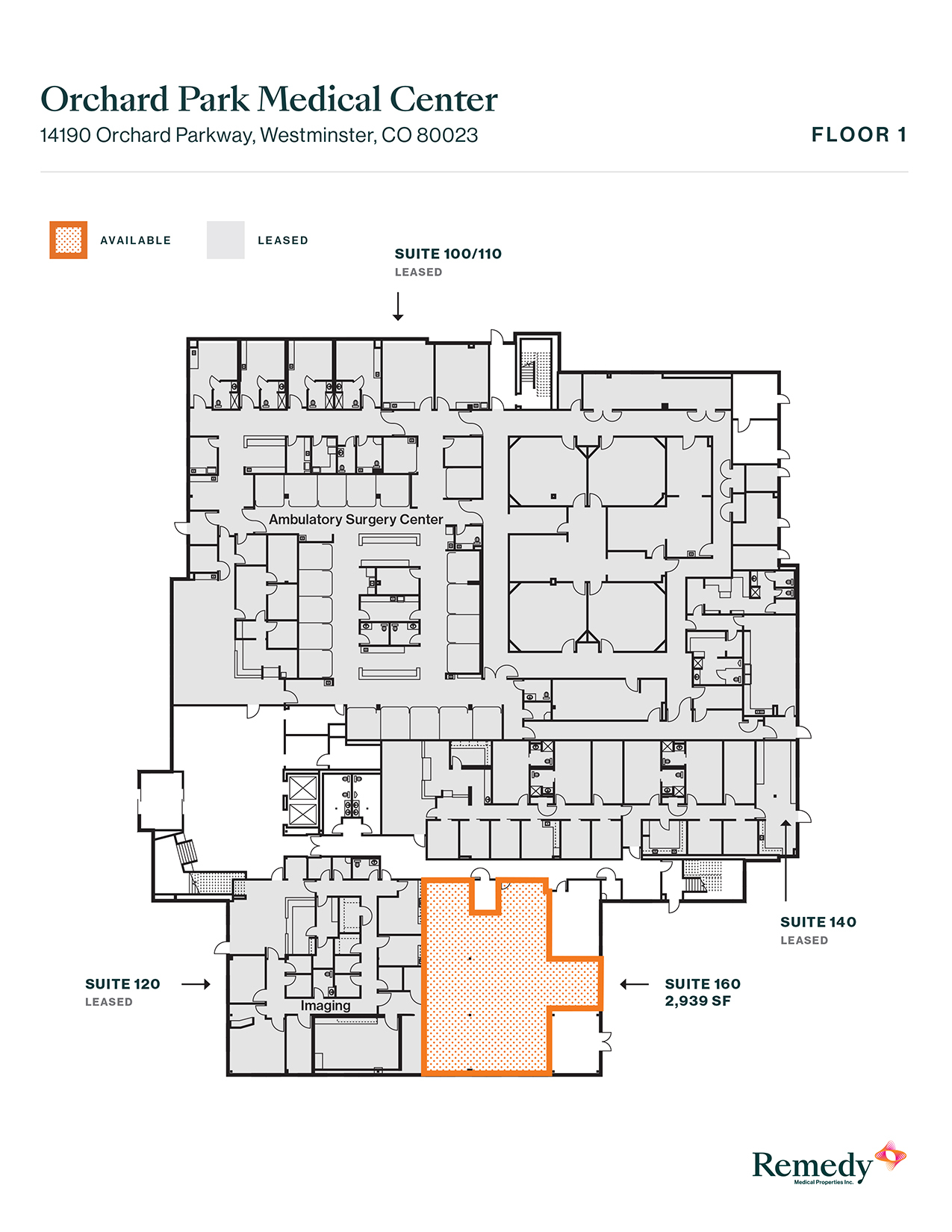 14190 Orchard Pky, Westminster, CO for lease Floor Plan- Image 1 of 1