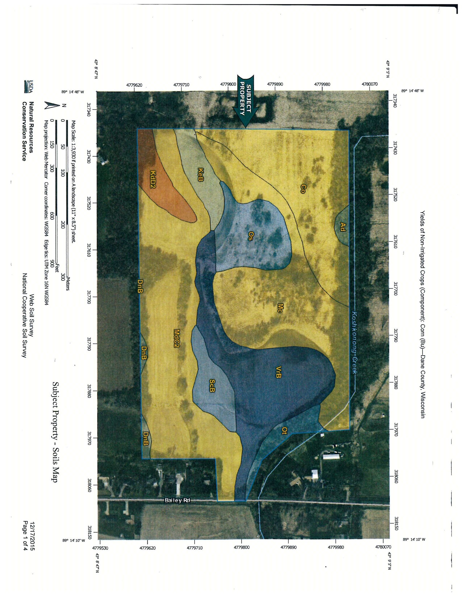 Bailey Rd, Sun Prairie, WI for sale Aerial- Image 1 of 1