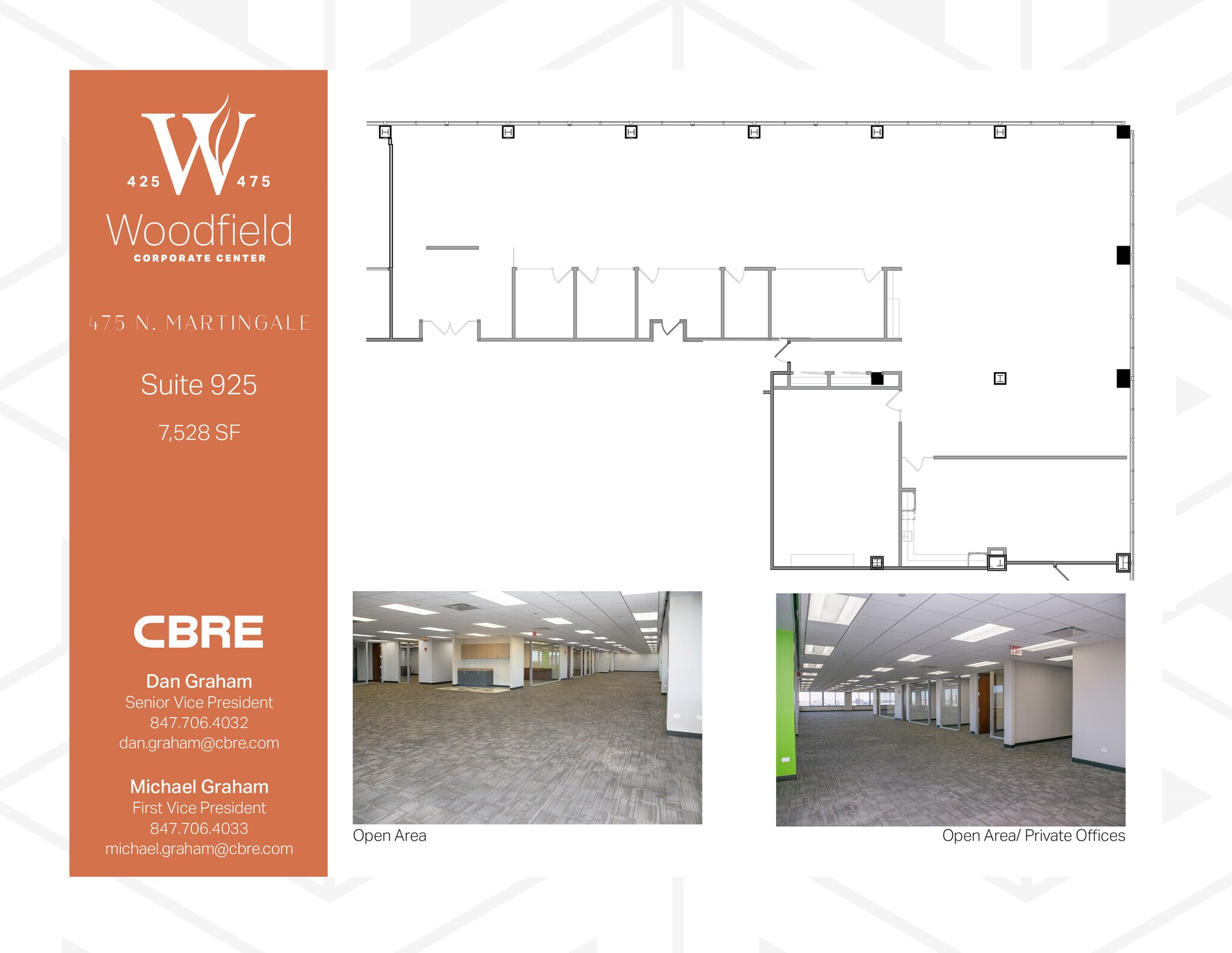 425 N Martingale Rd, Schaumburg, IL for lease Floor Plan- Image 1 of 2