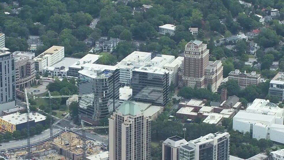 1360 Peachtree St NE, Atlanta, GA for lease - Aerial Video - Image 2 of 23