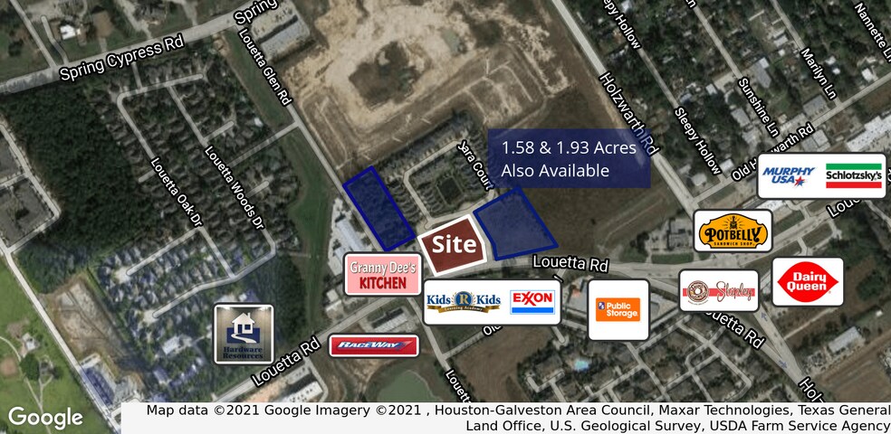 Louetta Rd, Spring, TX for sale - Aerial - Image 1 of 1