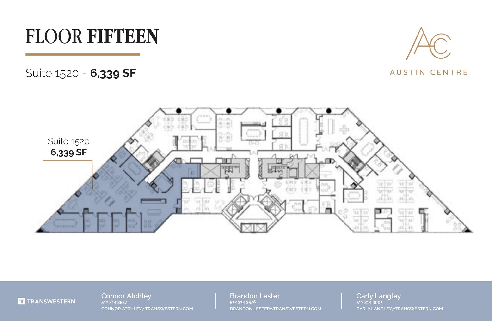 701 Brazos St, Austin, TX for lease Floor Plan- Image 1 of 1