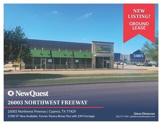 More details for 26003 NW Freeway, Cypress, TX - Land for Lease