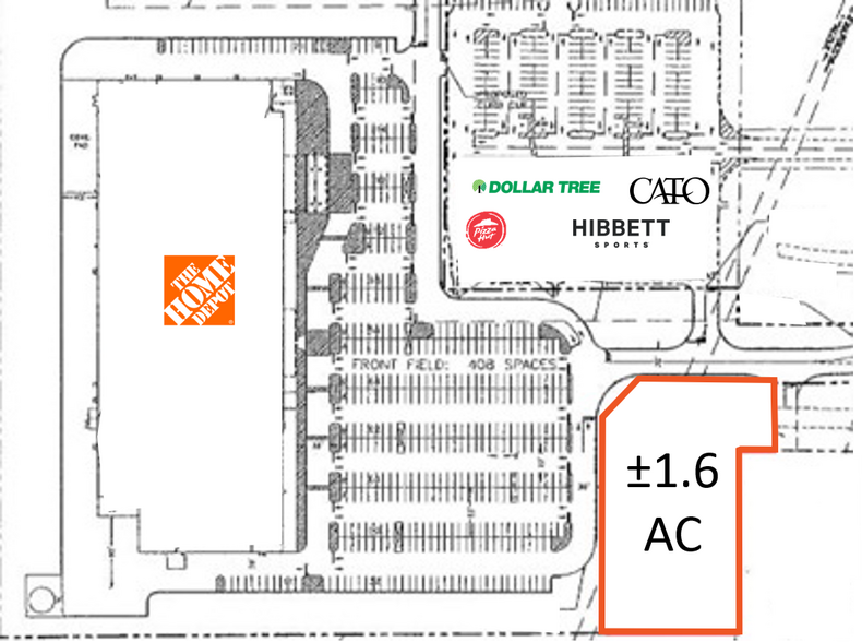 1635 W College St, Pulaski, TN for lease - Site Plan - Image 3 of 4