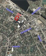 197 W Chestnut St, Burlington, WI - aerial  map view