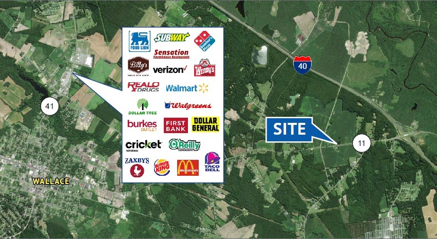 4213 S NC 11 Hwy, Wallace, NC for sale - Building Photo - Image 1 of 1