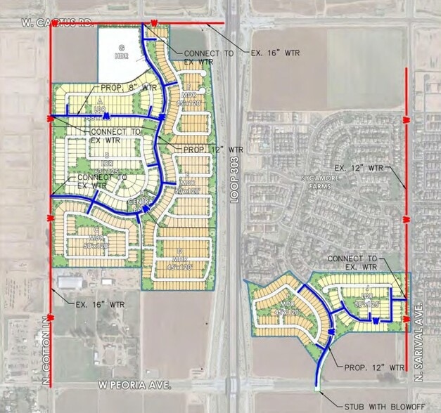 Loop 303 & W Peoria, Surprise, AZ for sale - Site Plan - Image 3 of 3
