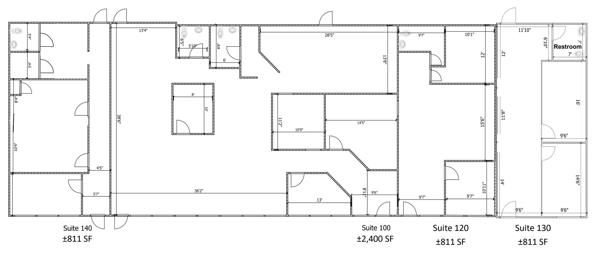 1340 S main St, Grapevine, TX for lease Floor Plan- Image 1 of 1