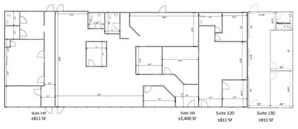 1340 S main St, Grapevine, TX for lease Floor Plan- Image 1 of 1