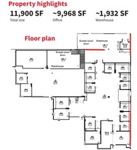 8271 154th Ave NE, Redmond, WA for lease Floor Plan- Image 1 of 4