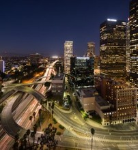 915 Wilshire Blvd, Los Angeles, CA - aerial  map view