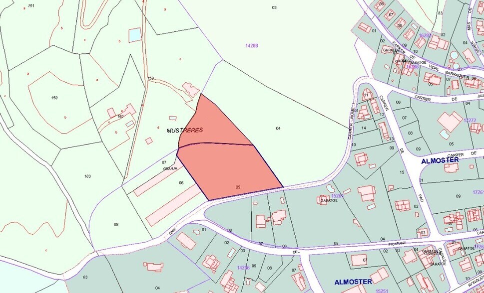 Land in Almoster, Tarragona for sale - Site Plan - Image 3 of 3