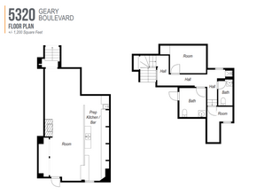 5300-5320 Geary Blvd, San Francisco, CA for lease Floor Plan- Image 1 of 1