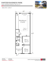 10930 Switzer Ave, Dallas, TX for lease Floor Plan- Image 1 of 1