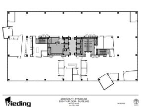 4600 S Syracuse St, Denver, CO for lease Floor Plan- Image 1 of 1