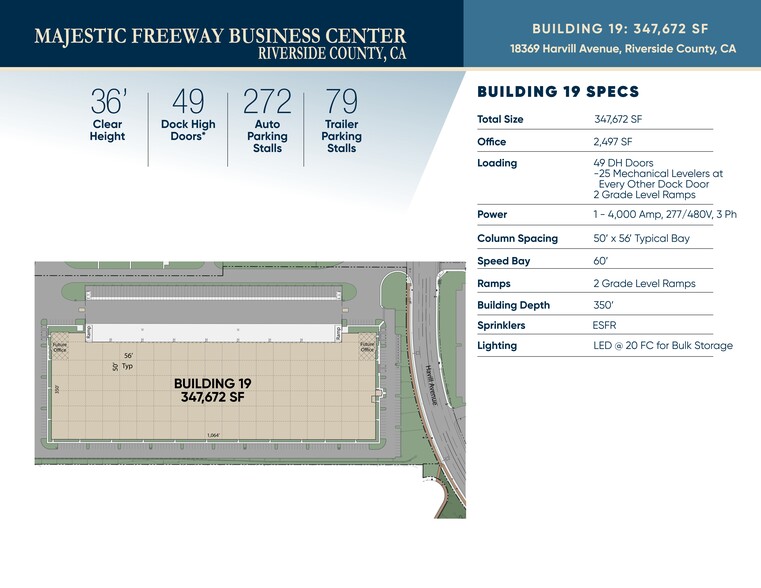 18369 Harvill Ave, Perris, CA for lease - Site Plan - Image 3 of 4