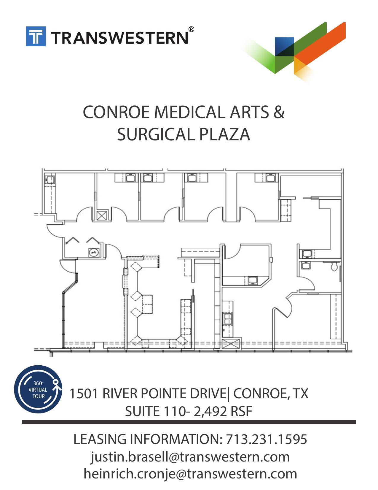 1501 River Pointe Dr, Conroe, TX for lease Floor Plan- Image 1 of 1