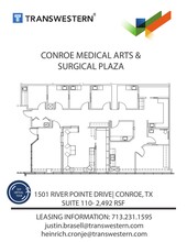 1501 River Pointe Dr, Conroe, TX for lease Floor Plan- Image 1 of 1