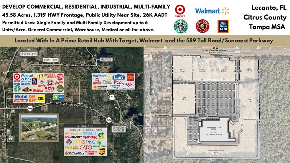 2630 W Gulf To Lake Hwy, Lecanto, FL for sale - Building Photo - Image 1 of 18