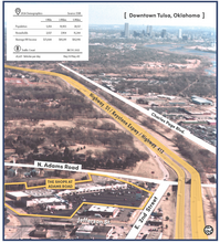 406-546 Plaza Ct, Sand Springs, OK - AERIAL  map view - Image1