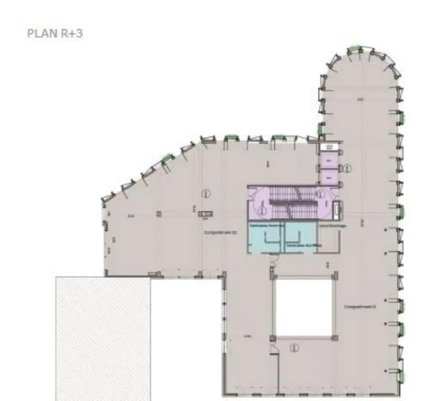 Office in Paris for lease Floor Plan- Image 1 of 3