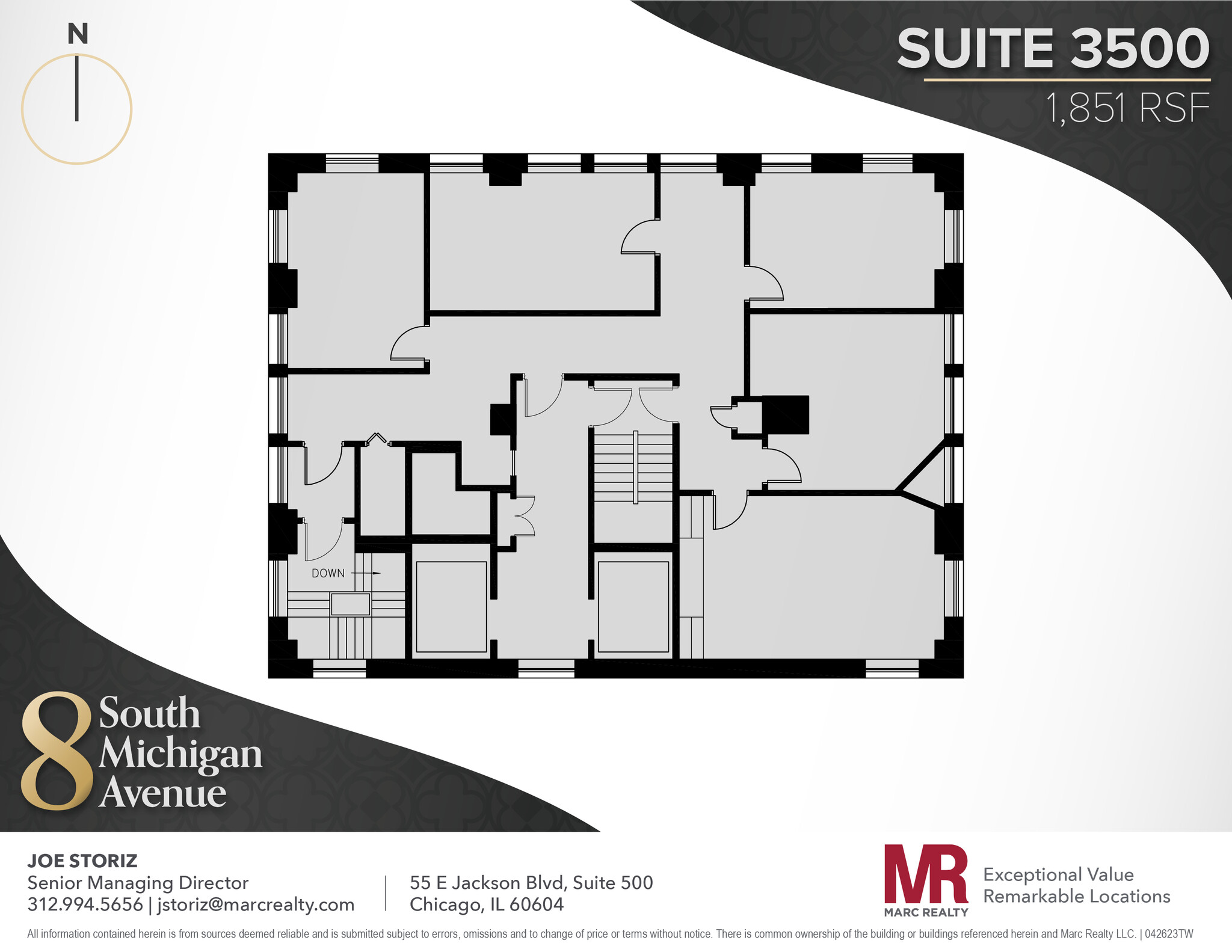 8 S Michigan Ave, Chicago, IL for lease Floor Plan- Image 1 of 11