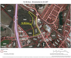 1829 Hwy 287 Business, Waxahachie, TX - aerial  map view