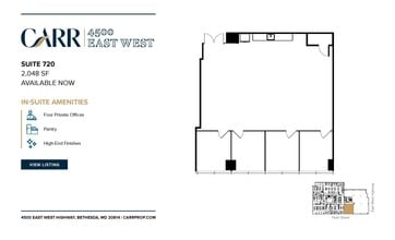4500 East West Hwy, Bethesda, MD for lease Floor Plan- Image 1 of 2