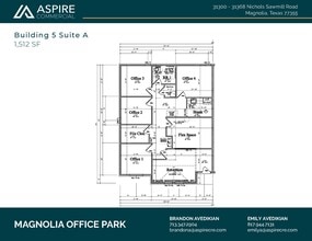 31368 Nichols Sawmill Rd, Magnolia, TX for lease Floor Plan- Image 1 of 2