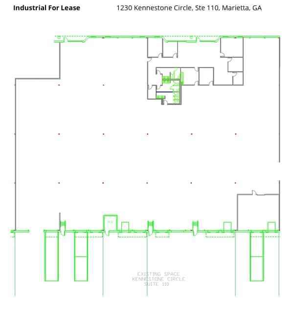 1230 Kennestone Cir, Marietta, GA for lease Floor Plan- Image 1 of 1