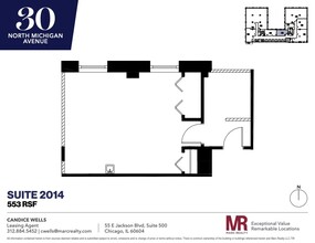 30 N Michigan Ave, Chicago, IL for lease Floor Plan- Image 1 of 4