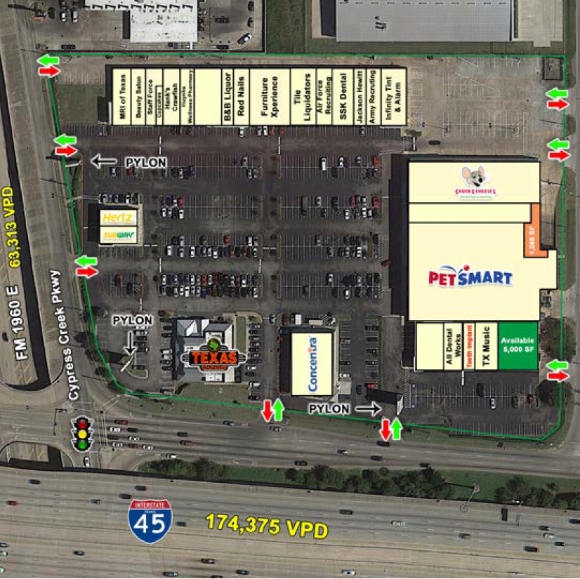 132-140 FM 1960 E, Houston, TX for lease Site Plan- Image 1 of 3