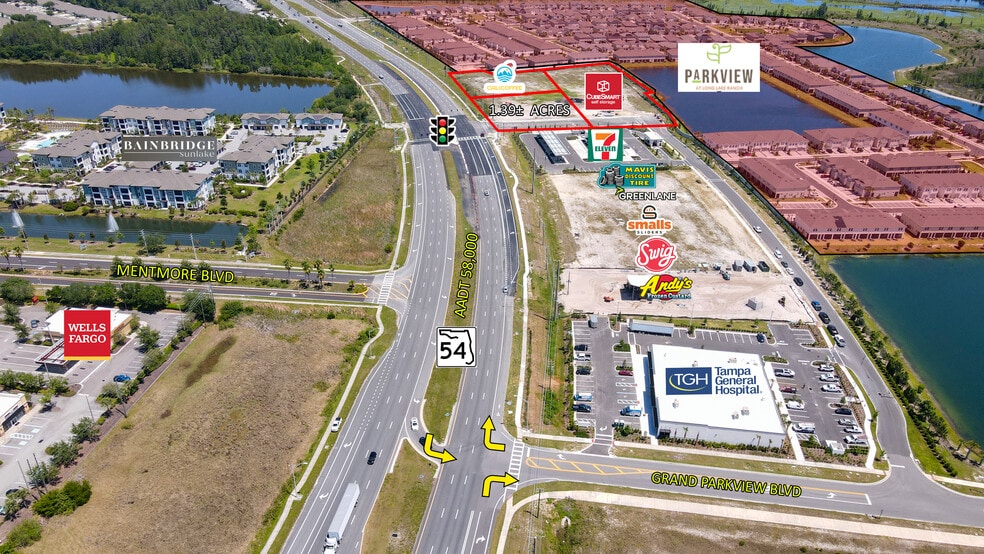 SR 54 & Sunlake Blvd, Lutz, FL for lease - Building Photo - Image 2 of 4
