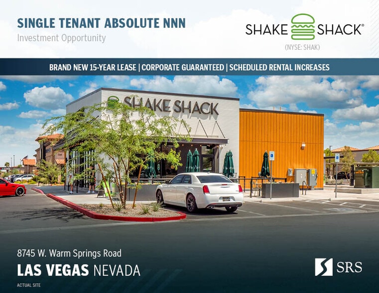 8745 W Warm Springs Rd, Las Vegas, NV for sale - Building Photo - Image 1 of 1