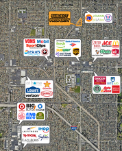 3400-3500 Los Coyotes Diag, Long Beach, CA - aerial  map view