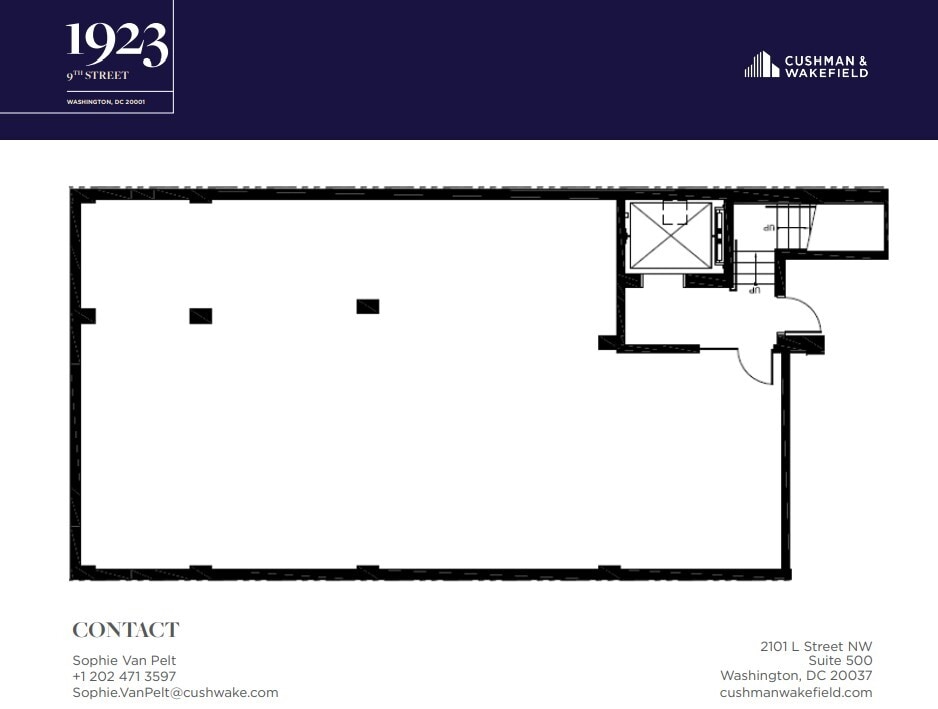 1923 9th St NW, Washington, DC for lease Floor Plan- Image 1 of 1
